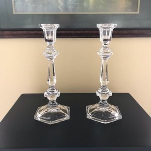 Crystal Candlesticks (set of 2)